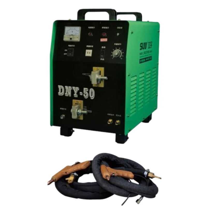 How does the mobile spot welding machine improve the adaptability of the workplace?