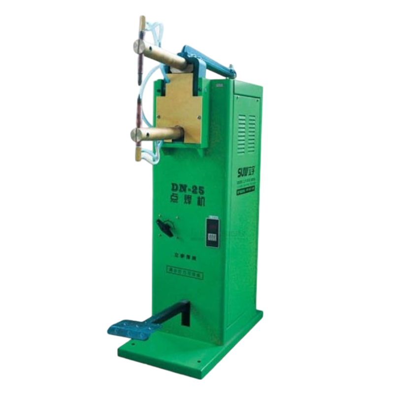 What are the specific requirements for the safe operating procedures of foot-operated spot welding machine?